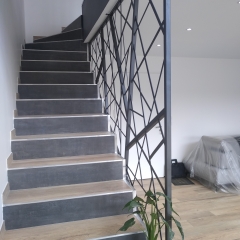 Escalier découpe laser