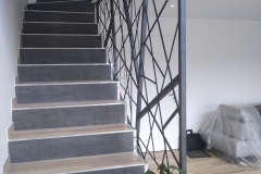 Escalier découpe laser