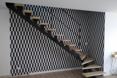 Escalier limon central Escalier limon central