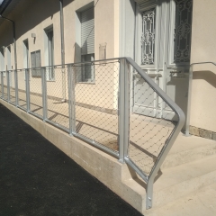 Garde-corps maille inox