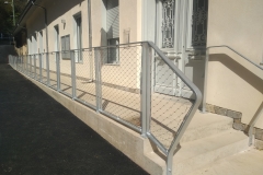 Garde-corps maille inox