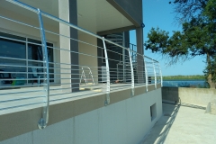 Garde-corps pont de bateau