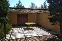 Pergola ganivelles
