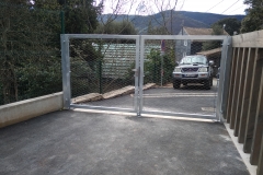 Portail maille inox