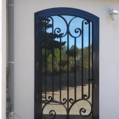 Grande porte vitrée